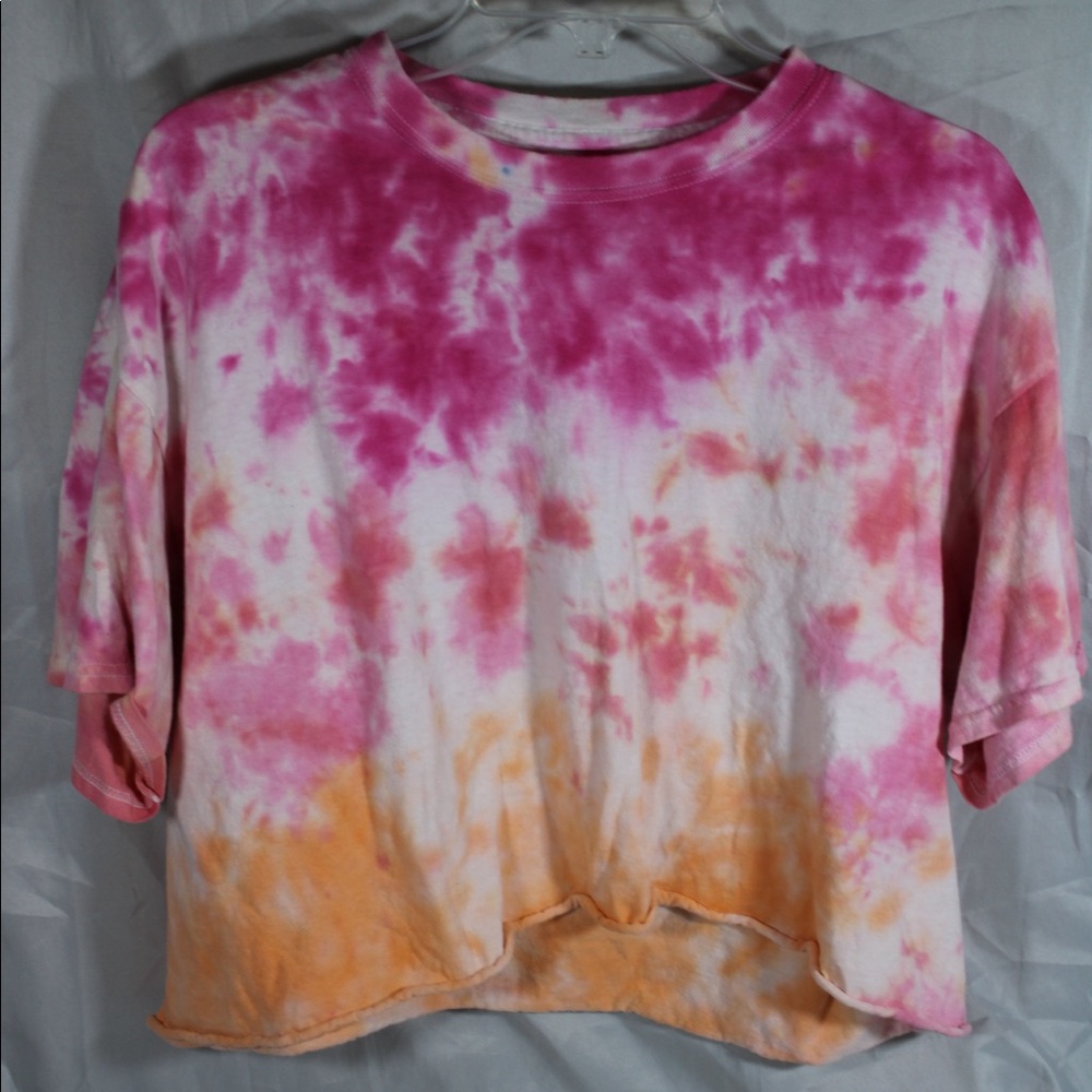 tye dye crop